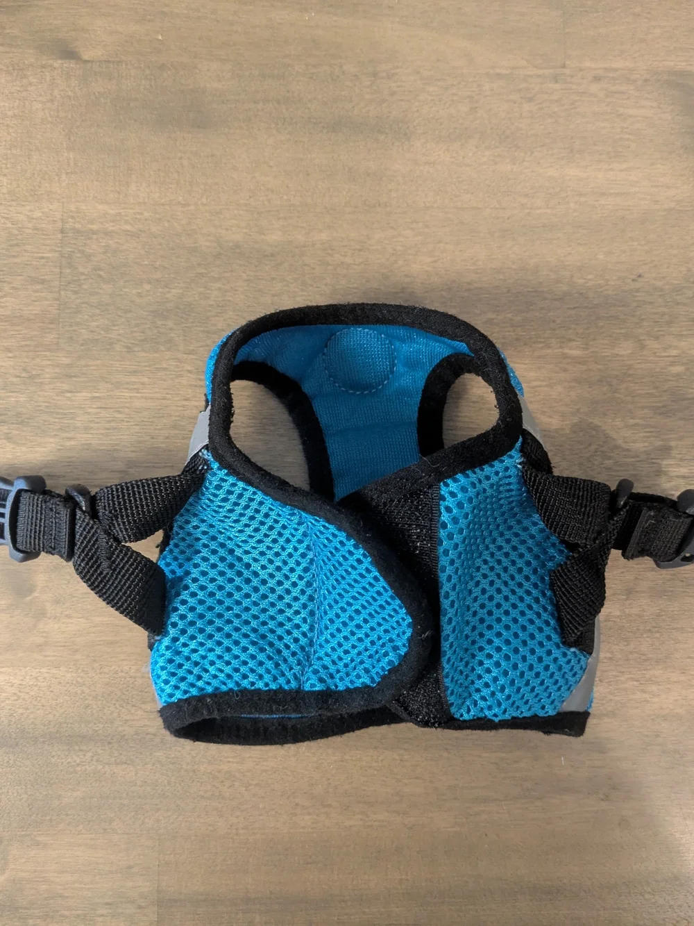 Blue Small Pet Harness with Quick-Release Buckle